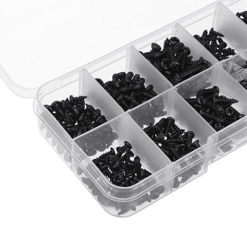 Suleve MXCP4 500Pcs P hilips Button Head Screw Carbon Steel Mini Electronic Notebook Laptop Repai