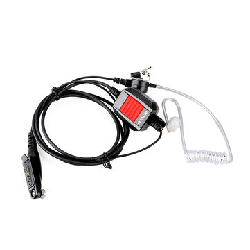 Retevis EA110M 6Pin Stylus PTT Microphone Earpiece Covert Air Tube and IP66 Waterproof Headset with