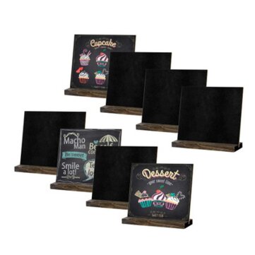 Wooden Small Blackboard Message Board Upright Home Restaurant Menu Card Desktop Cafe Multifunctional