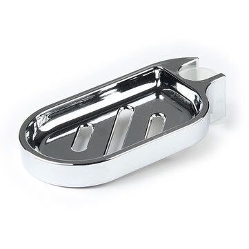 Soap Dish Adjustable Shower Rail Slide Soap Plates Smooth Bathroom Storage Holder