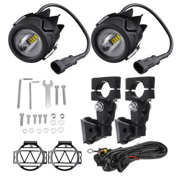 40W Motorcycle LED Auxiliary Fog Spot Light Safety Driving Lamp For BMW R1200GS