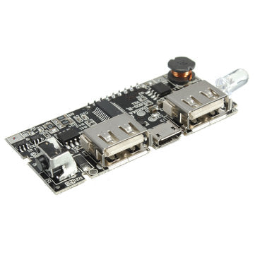 2Pcs Dual USB 5V 1A 2.1A Mobile Power Bank 18650 Battery Charger PCB Module Board