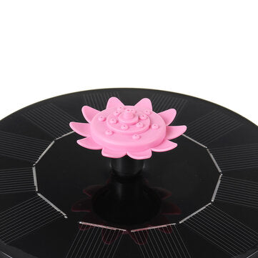 6V 1W Solar Powered Water Fountain Pumps Floating Fountains Home Pond Garden Decor