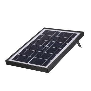 Solar Panel Portable Power Bank Outdoor Camping Phone Charger with 5-in-1 USB Cable