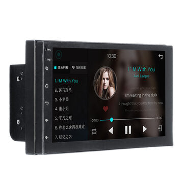 7 Inch for Android 8.0 Car Stereo Radio Quad Core 1+16G 2 DIN 2.5D MP5 Player WIFI FM Support Rear C