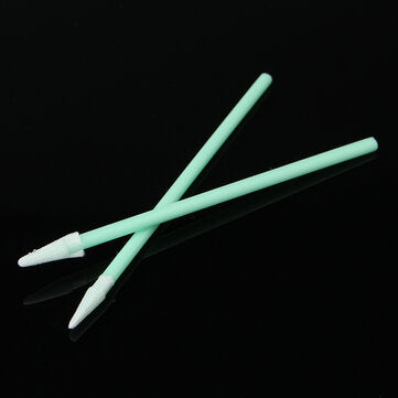 100pcs Pointed Tipped Foam Cleaning Sponge Swabs Stick for Inkjet Printer Camera Optical Cleanroom