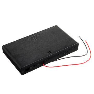 8 X AA 12V Battery Box with Cover and Switch