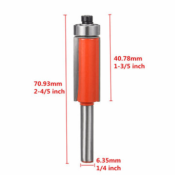 1/4 Inch Shank Straight/Dado Router Bit Wood Working Cutter Router Bit