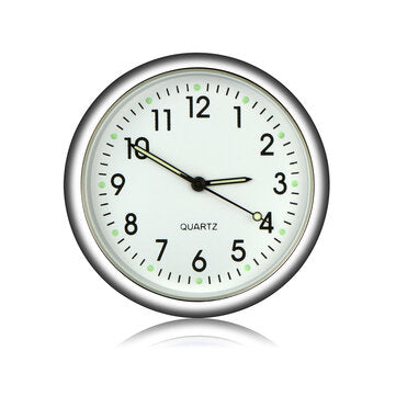 [Magnetic Design] VST CL-002 Car Clock Luminous Mini Automobiles Internal Digital... (COLOR.: WHITE)