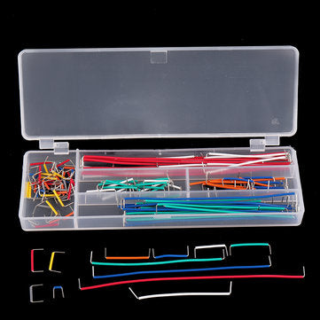 420pcs U Shape Shield Solderless Breadboard Jumper Cable Wires Kit For