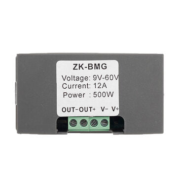 ZK-BMG Motor Speed Controller BMG DC Motor Speed Control Driver 60V 12A 500W