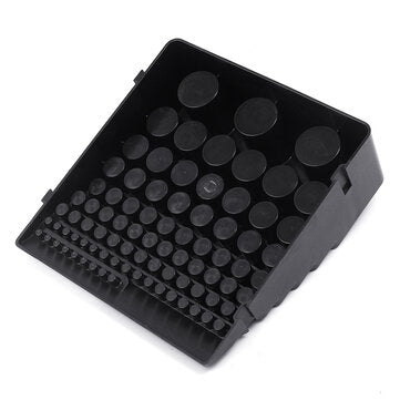 70x220x200mm Plastic Milling Cutter Storage Box Tap Reamer Turning Tool Holder Drill Bits Storage CN