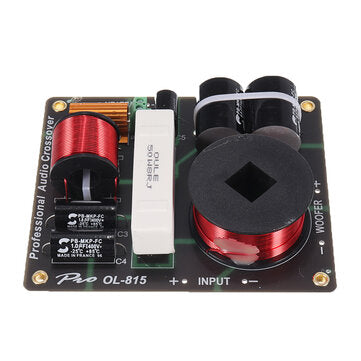 Woofer Tweeter Professional Speaker Divider 2-way Crossover 500W 2600Hz for 8Inch 10Inch 12Inch Spea