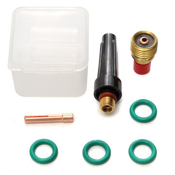 8Pcs 3/32inch TIG Welding Torch Gas Lens Pyrex Cup Kit for Tig WP-9/20/25 Series