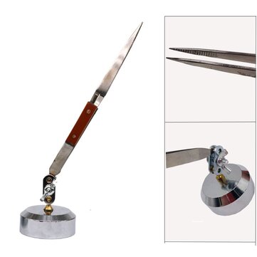 Welding Tweezers Straight/Curved Tweezers Jewelry Manufacturing Tools Universal Bracke... (TYPE: #1)
