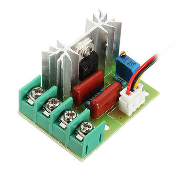 10pcs 2000W Thyristor Governor Motor 220V Regulating Dimming Thermostat Module External Potentiomete