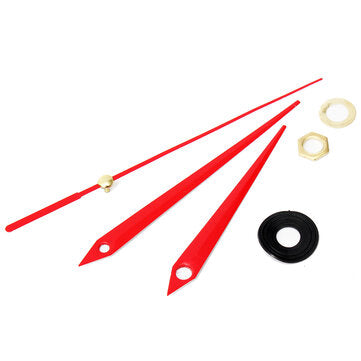 5Pcs DIY Red Triangle Hands Quartz Wall Clock Movement Mechanism