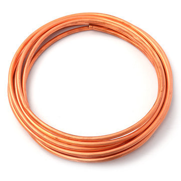1/4 Inch 1/3/5/10m R410A Air Conditioning Soft Brass Copper Tube Pipe Coil (SIZE: 1M)