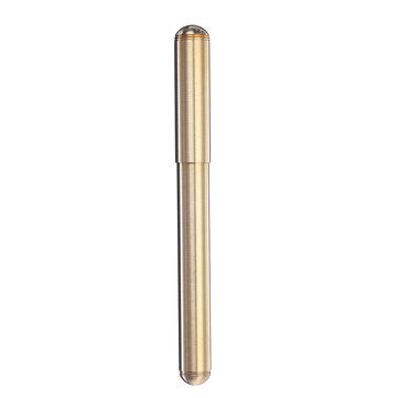 Vintage Brass Fountain Pen Golden Calligraphy Writing Signing Pen ... (NIB: EF0.4MM | COLOR.: BRASS)