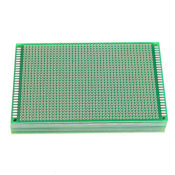 10pcs 8x12cm FR-4 2.54mm Single Side Prototype PCB Printed Circuit Board