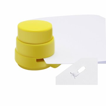 Staple Free Stapler Mini Stapleless Stapler Paper Binding Binder Paperclip Punching Office School St