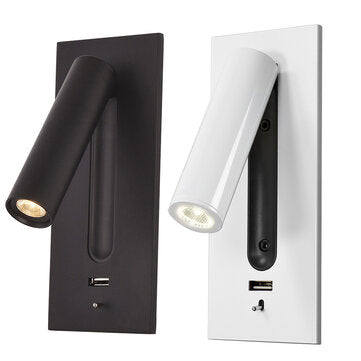 ZEROUNO Wall Light Bed Headboard Reading Lights L... (COLOR TEMPERATURE: 3000K | COLOR: SATINNICKEL)