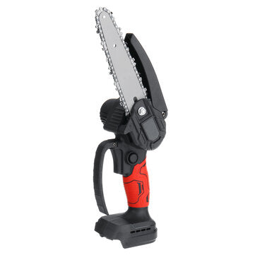 88VF 6 Inch Electric Chainsaws Battery Indicator Wood Cutt... (BATTERY: WITHOUTBATTERY | COLOR: RED)