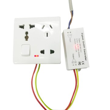 Zig.Bee AC85-265V 10A On/Off Controller Smart Light Switch Remote Control Home Module Work With Alex