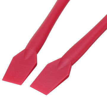 Wnew 4Pcs Silicone Glue Kit Wide/Narrow Brush with Flat Scraper and Glue Tray Woodworking Gluing Kit