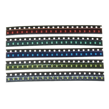 300Pcs 5 Colors 60 Each 0805 LED Diode Assortment SMD LED Diode Kit Green/RED/White/Blue/Yellow