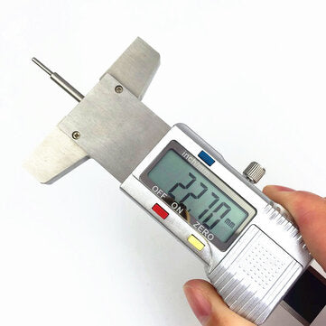 Digital Tread Depth Gauge 0-25mm LCD Stainless Steel Tyre Tread Depth Gauge Caliper Metric/inch Trea