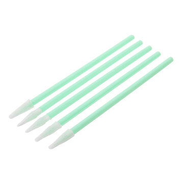 100pcs Pointed Tipped Foam Cleaning Sponge Swabs Stick for Inkjet Printer Camera Optical Cleanroom