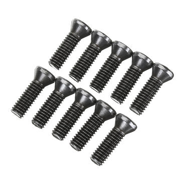Suleve M3.5TT1 10Pcs M3.5 Tungsten Button Head Torx Security Screw for Carbide CNC Machine 12mm