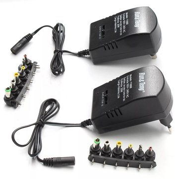 5Pcs US plug Multi Voltage Power Adapter 2500mA 3V 4.5V 6V 9V 12V DC Power Supply