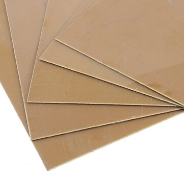 50pcs 100x150x0.8mm Single Side Copper Clad FR4 Laminate PCB Circuit Board