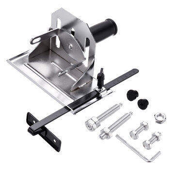Drillpro Multifunction Angle Grinder Stand Angle Cutting Bracket with Adjustable Base Plate Cover
