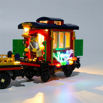 YEABRICKS DIY LED Lighting Light Kit for Lego 10254 Christmas Holiday Car Building Blocks Lighting A