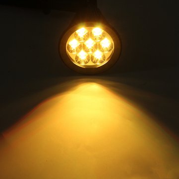 Solar 7 LED Color Changing Spot Light Wall Garden Outdoor Yard Landscape Lamp