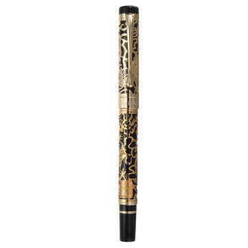 JINHAO 5000 Embossed Dragon Fountain Pen Golden Business Writing Signing Ink Pen Office School Suppl