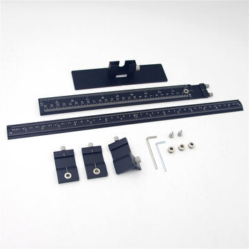 413mm Upgrade Drill Guide Sleeve Cabinet Hardware Jig Set Wood Positioning Ruler Woodworking Locator