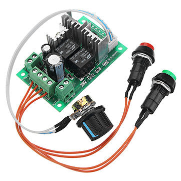 DC 5-30V 10A 300W PWM DC Motor Speed Regulator Speed Controller 6V 12V 24V Positive And Reverse Swit