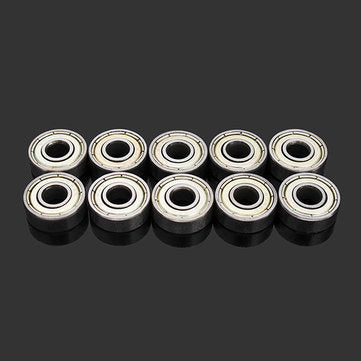 Machifit 10pcs 6x17x6mm 606zz Steel Sealed Shielded Deep Groove Ball Bearing