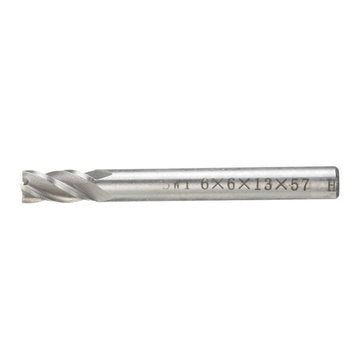 10pcs 2-10mm 4 Flute Milling Cutter HSS-Al  End Mill Cutter CNC Tool