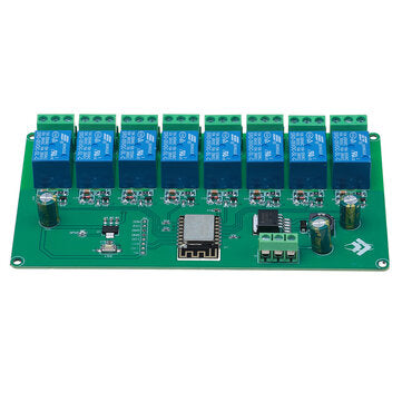 5V/7-28V Power Supply 8 Channel ESP8266 WIFI 8-way Relay Module ESP-12F Development Board Secondary