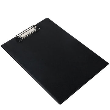 Deli 9224 A4 PVC Clip Board Portable Black Writing Board Clipboard Office School Meeting Accessories