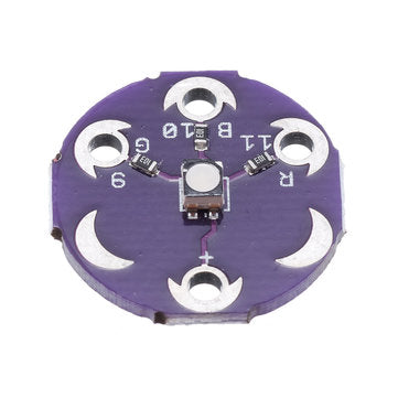 10pcs LilyPad Tri-Color LED RGB Module LilyPad LED Board Tri-color Module
