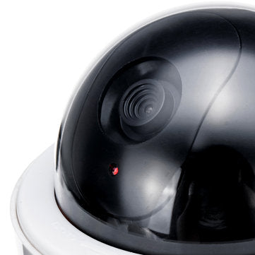 Solar Power Fake Camera CCTV Realistic Dummy Security Cam Simulation Monitor