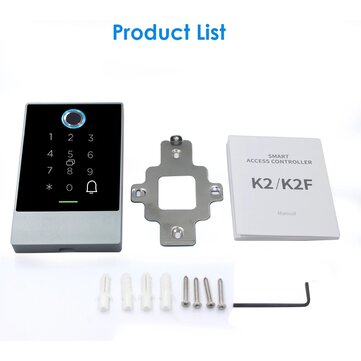 Waterproof 13.56MHZ Access Control Reader Fingerprint Door Lock App Digital Bluetooth Lock Long Rang