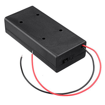 10pcs 18650 Battery Box Rechargeable Battery Holder Board with Switch for 2x18650 Batteries DIY kit