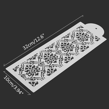 Damask Lace Border Cake Side Cupcake Stencil Sugarcraft Decoration Baking Mould